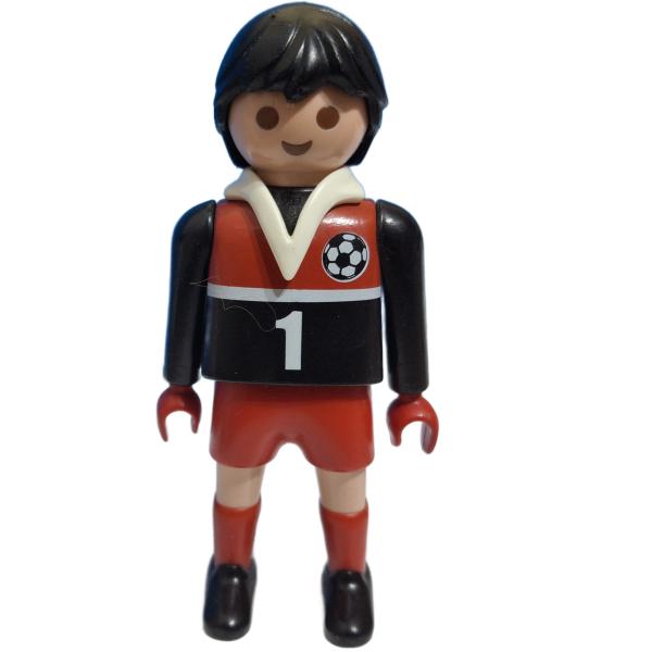 Playmobil ® 30002282 Mann Torwart schwarze Haare gebraucht
