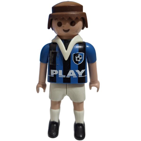 Playmobil ® 30002262 Mann Fußballer "7" braune Haare aus 4700 gebraucht