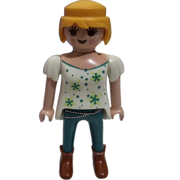 Playmobil ® Frau weißes Oberteil gebraucht