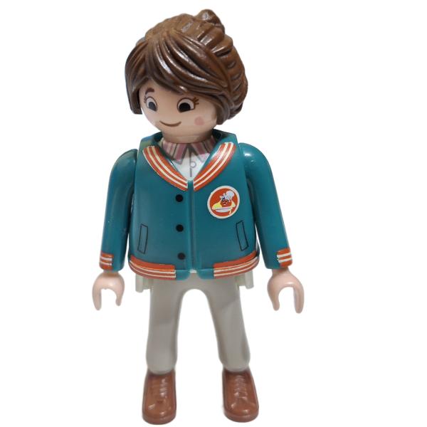 Playmobil ® Frau grüne Jacke gebraucht
