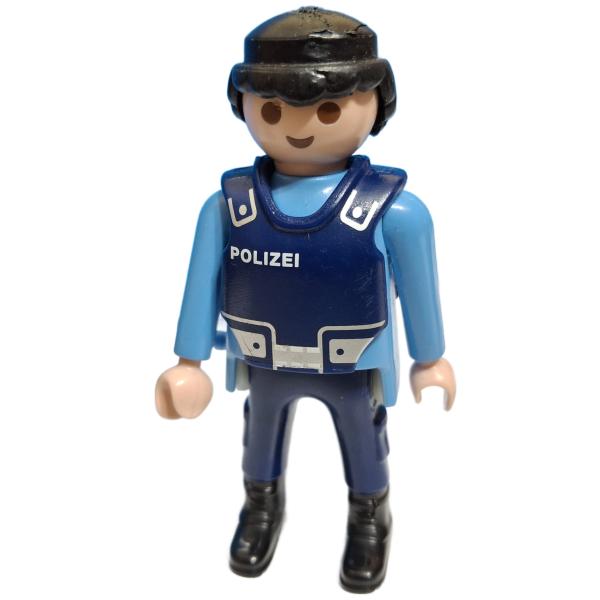 Playmobil ® Mann Polizist blau gebraucht