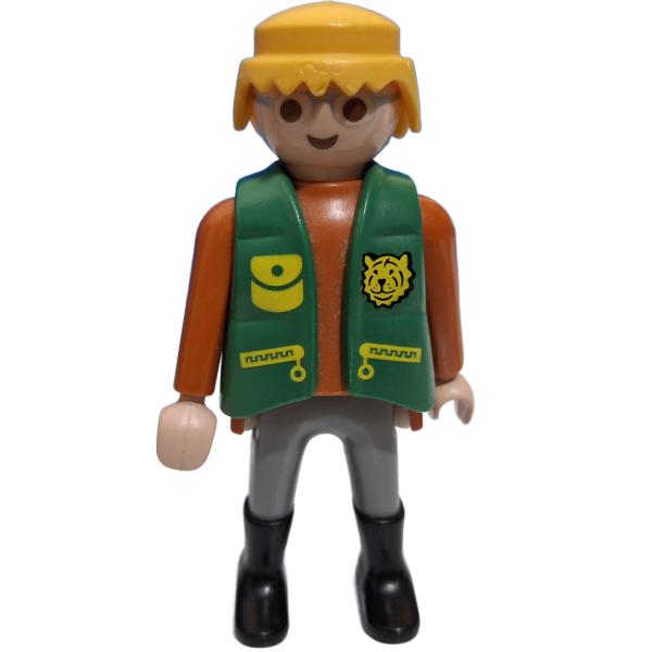 Playmobil ® 30000482 Mann Zoowärter blondes Haar gebraucht