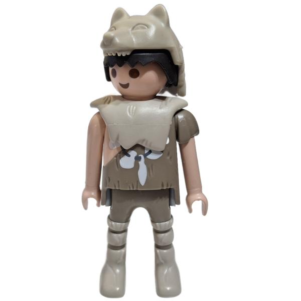 Playmobil ® Mann Steinzeit mit Wolfskappe gebraucht