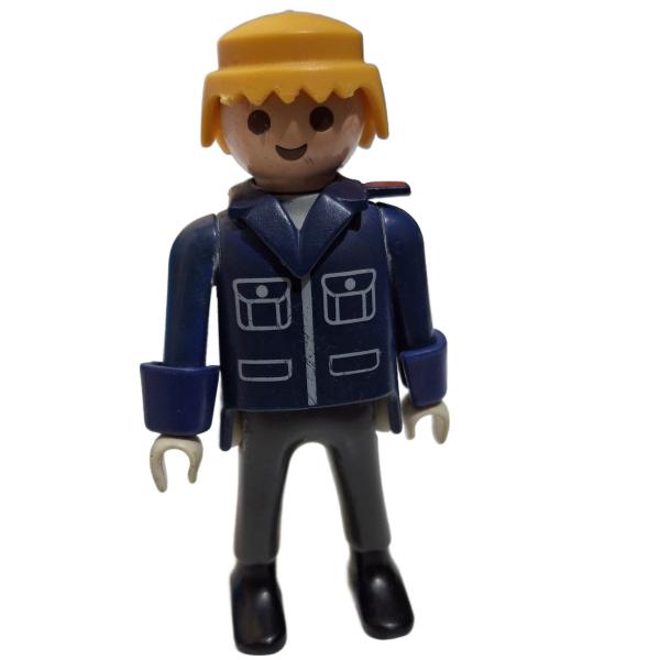 Playmobil ® Mann Polizist blau gebraucht