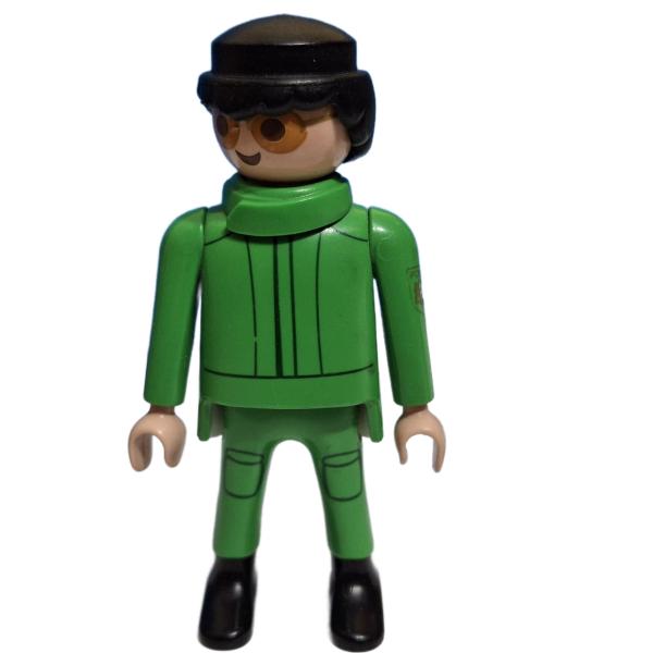Playmobil ® Mann Polizist grün gebraucht