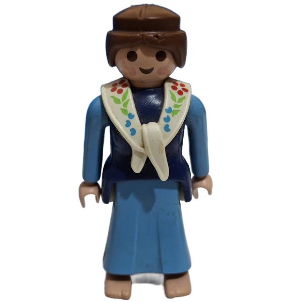 Playmobil ® Frau Magd braune Haare gebraucht