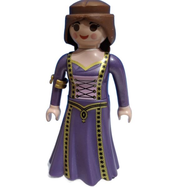 Playmobil ® Frau lila Kleid gebraucht