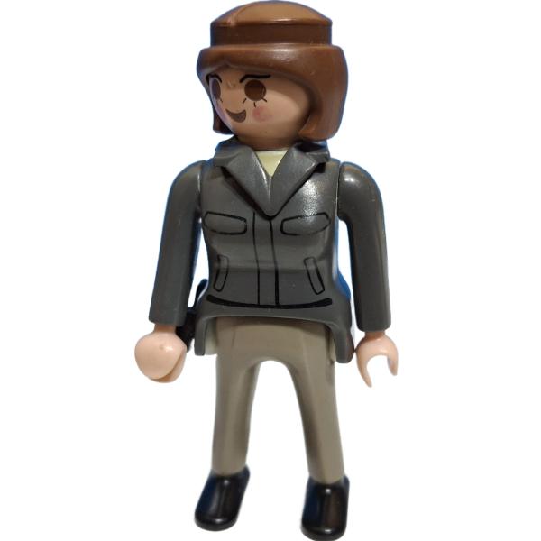 Playmobil ® 30141160 Frau Polizistin braunes Haar gebraucht