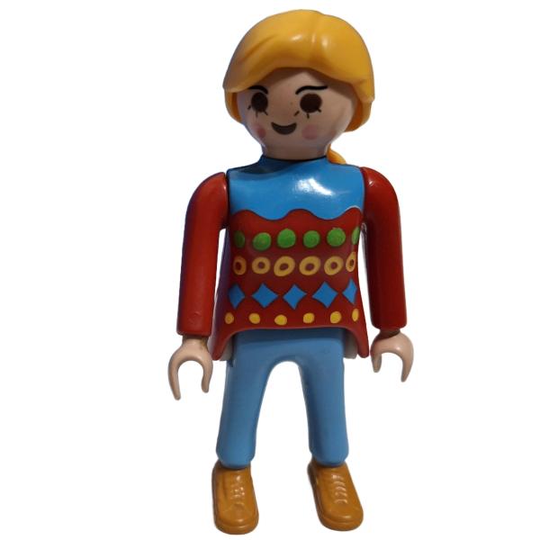 Playmobil ® Frau roter Pullover gebraucht