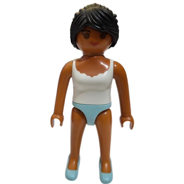 Playmobil ® Frau weiß / türkis gebraucht