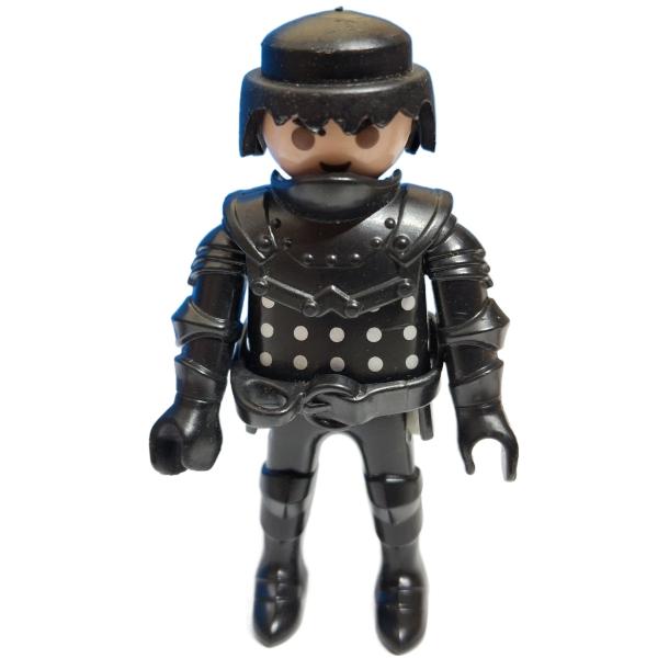 Playmobil ® Mann Ritter schwarz gebraucht