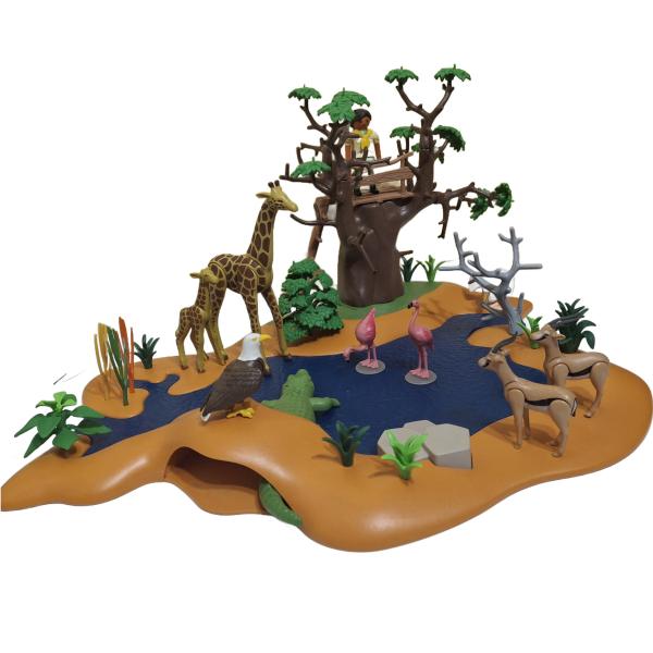 Playmobil ® 4827 Große Wasserstelle gebraucht