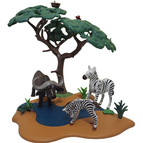 Playmobil ® 4828 Kaffernbüffel mit Zebras gebraucht