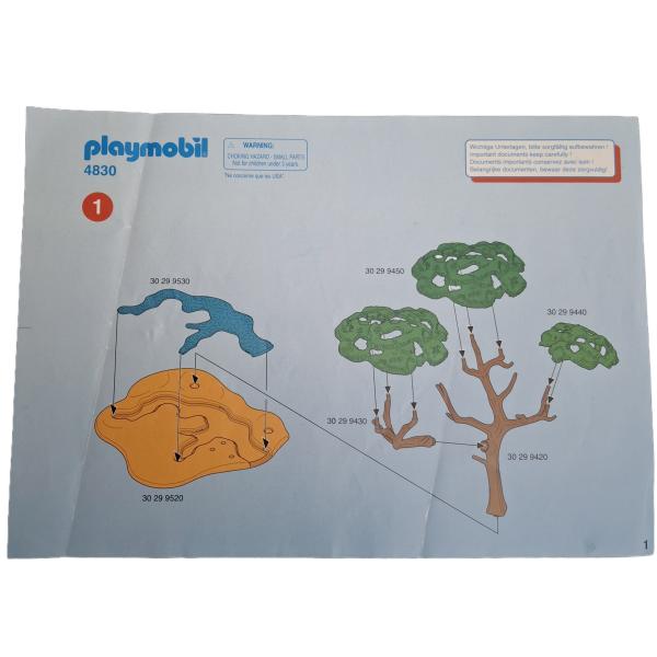 Playmobil ® 4830 Löwenfamilie mit Affenbaum gebraucht