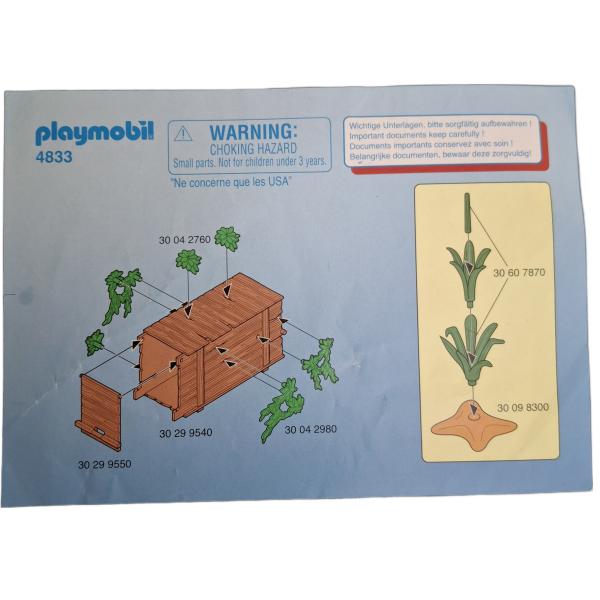 Playmobil ® 4833 Wilderer mit Lebendfalle gebraucht