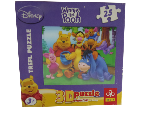 25 Teile 3D Puzzle Winnie the Pooh gebraucht