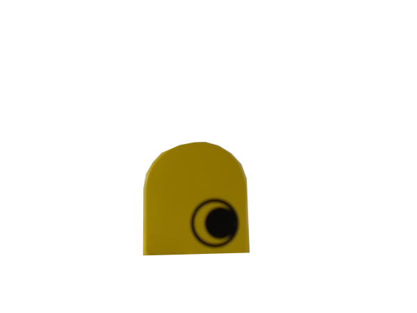 LEGO® DUPLO® 2 x 2 rund bedruckt mit Auge gelb gebraucht