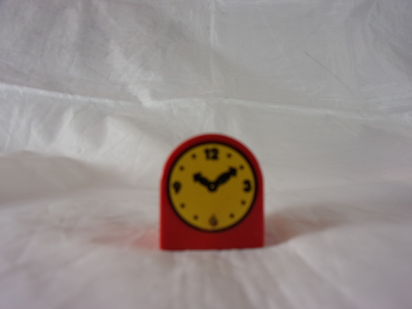 LEGO® DUPLO® 2 x 2 rund bedruckt mit Uhr gebraucht