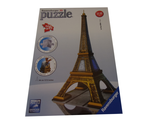3D Puzzle 216 Teile Eiffelturm gebraucht