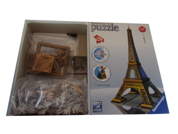 3D Puzzle 216 Teile Eiffelturm gebraucht