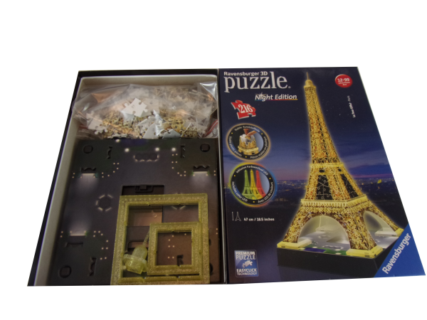 3D Puzzle 216 Teile Night Edition Eiffelturm gebraucht