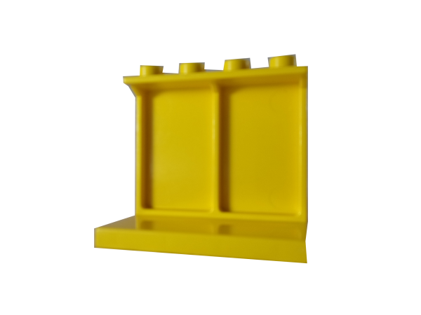 LEGO DUPLO Möbel Regal 4x2x2 Wand gelb gebraucht