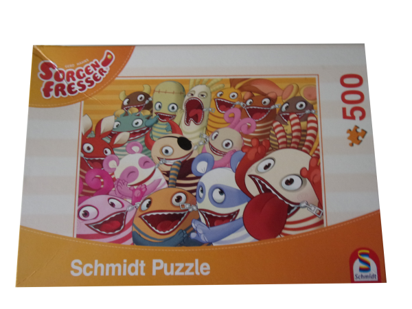 500 Teile Puzzle Sorgenfresser gebraucht
