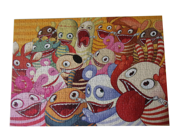 500 Teile Puzzle Sorgenfresser gebraucht