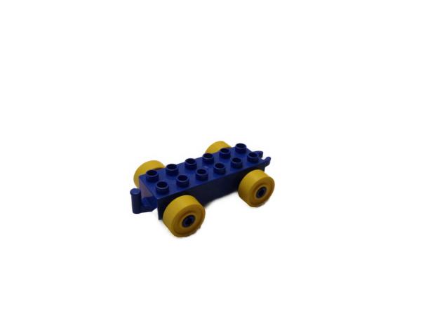 LEGO® DUPLO® Anhänger 2x6 blau/ gelb gebraucht