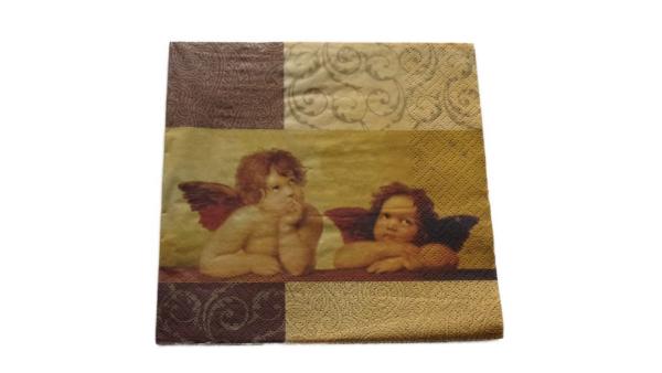 Serviette 33 x 33 cm Engel