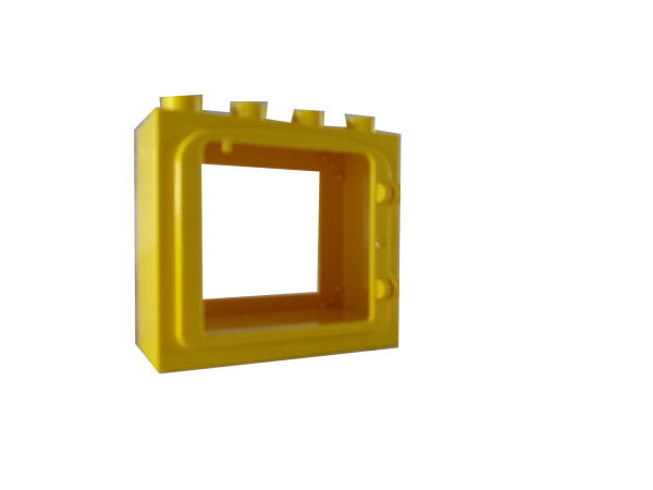 LEGO® DUPLO® Fensterrahmen 4x2x3 gelb gebraucht