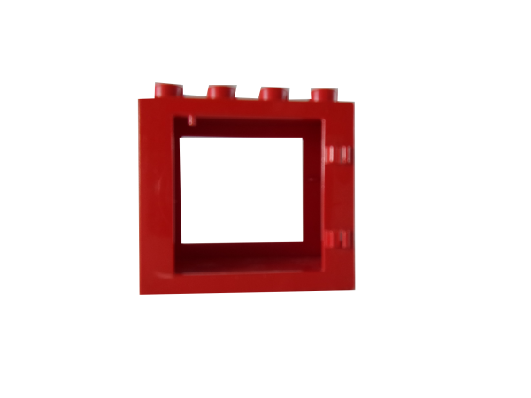 LEGO® DUPLO® Fensterrahmen 4x2x3 rot gebraucht