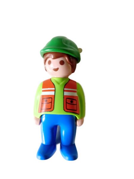 Playmobil 123 ® Mann Bauarbeiter gebraucht