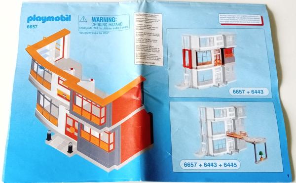 Playmobil ® 6657 Kinderklinik mit Einrichtung gebraucht