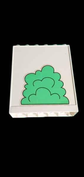 LEGO® DUPLO® Wand - Regal creme weiß 2 x 6 gebraucht (a)
