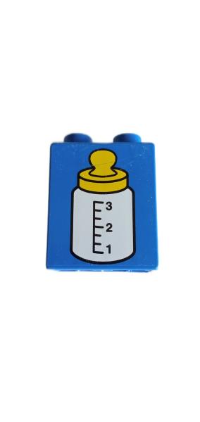 LEGO® DUPLO® 1 x 2 x 2 bedruckt mit Babyflasche gebraucht