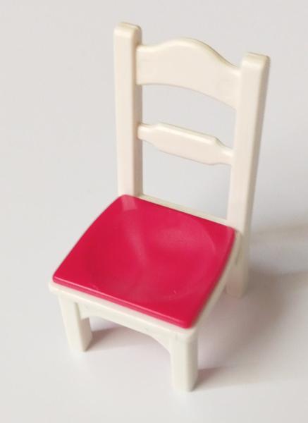 Playmobil ® Küchenstuhl weiß pink gebraucht