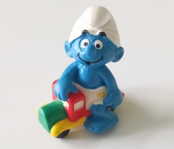 Schleich ® 20447 Schlumpfkind mit LKW gebraucht