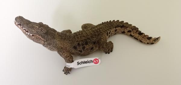Schleich ® 14727 Alligator mit Fahne gebraucht