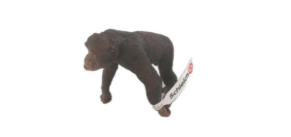 Schleich ® 14817 Schimpanse Männchen mit Fahne gebraucht