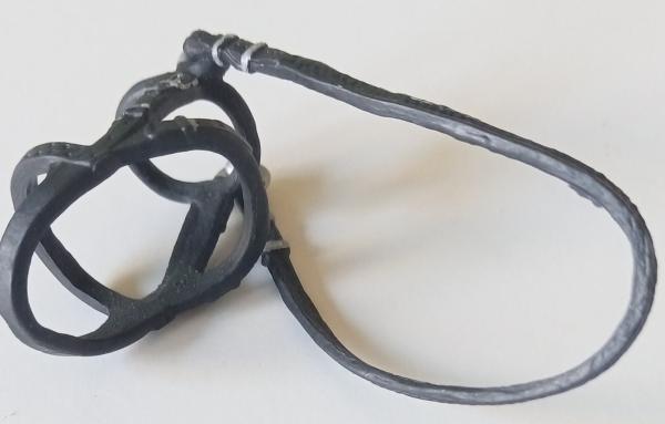 Schleich ® Trense schwarz / silber gebraucht