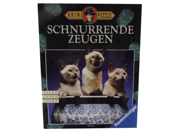 500 Teile Krimi Puzzle Schnurrende Zeugen OVP