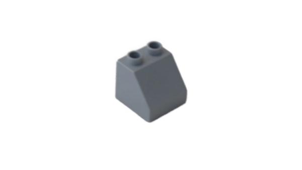 LEGO® DUPLO® Dachstein 2 x 2 spitz hellgrau gebraucht