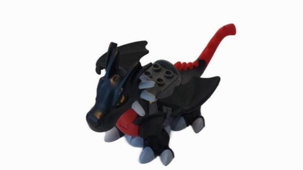 LEGO® DUPLO® Drache schwarz / rot gebraucht