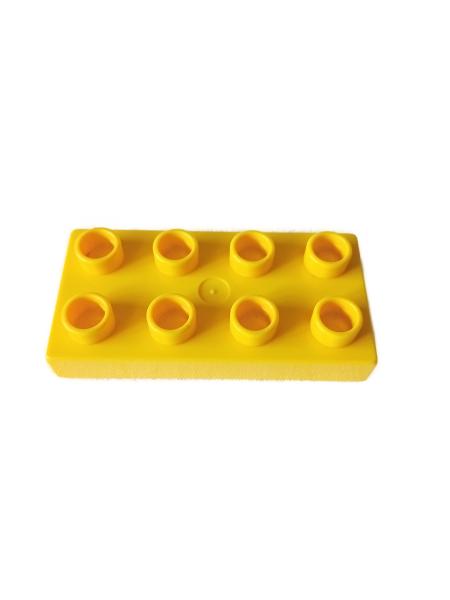 LEGO® DUPLO® 40666 2 x 4 Platte gelb gebraucht