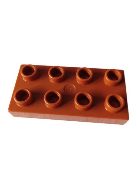 LEGO® DUPLO® 40666 2 x 4 Platte hellbraun gebraucht