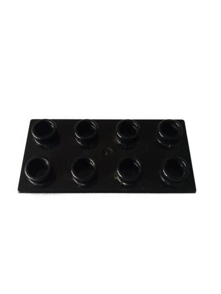 LEGO® DUPLO® 40666 2 x 4 Platte schwarz gebraucht