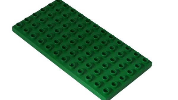 LEGO® DUPLO® 6 x 12 Platte dunkelgrün gebraucht