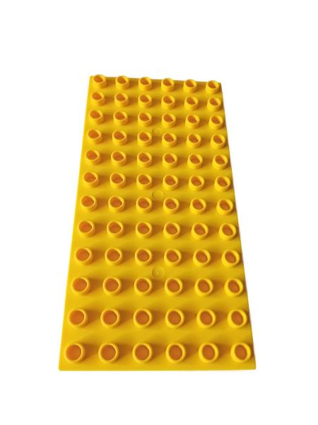 LEGO® DUPLO® 6 x 12 Platte gelb gebraucht