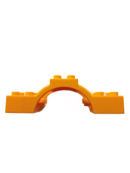 LEGO® DUPLO® 2 x 8 x 2 Burgtor / Schaukelstein Zirkus dunkelgelb gebraucht